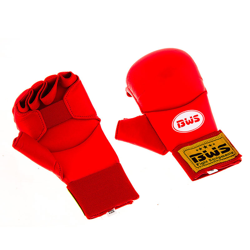Накладки для карате BWS4008, L, XL, червоний. Розпродаж!