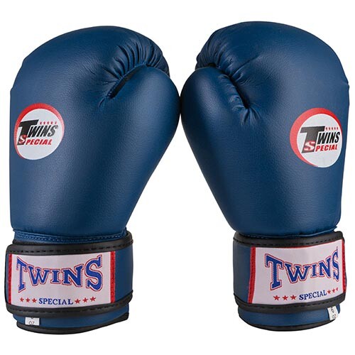 Боксерські рукавички Twins (aiba mod), FLEX, 8oz, 10oz, 12oz, синій.