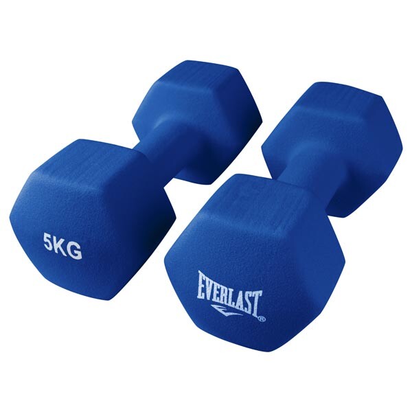 Гантелі Everlast, 5кг х 2 шт, синій.