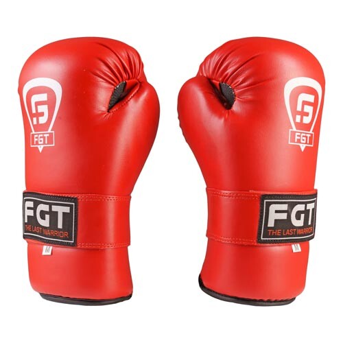 Рукавички FGT KungFu, ММА, 355DX, Flex, S, M,  червоний