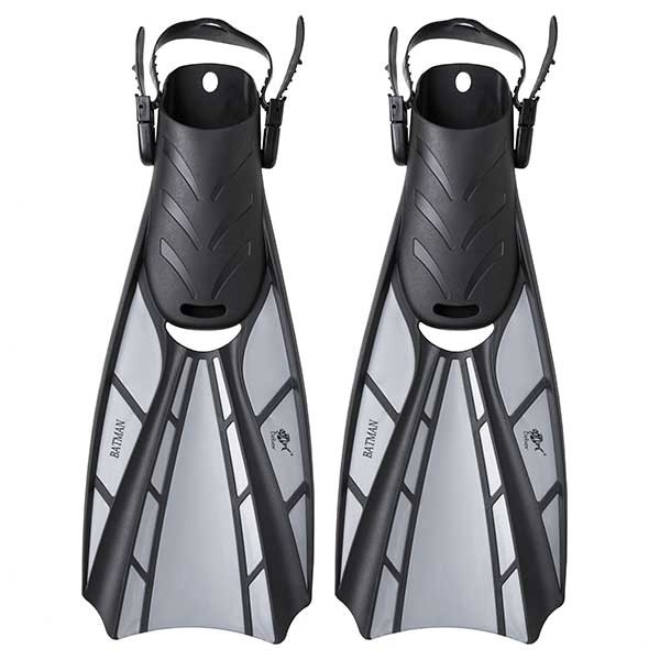 Ласти Dolvor Batman F123, р-р M(40-44), сірий. Знижка від 12 пар.