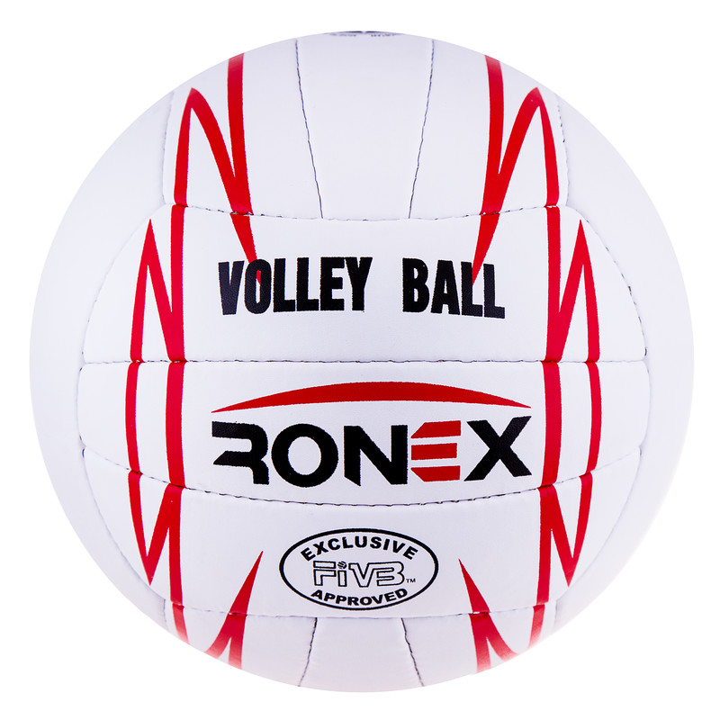 М'яч волейбольний Ronex Orignal Grippy Red/Black. Знижка на ящик.
