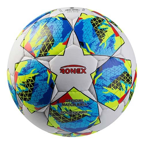 М'яч футбольний DXN Ronex AD-23DX, синій/зелений. Знижка від 50 шт.