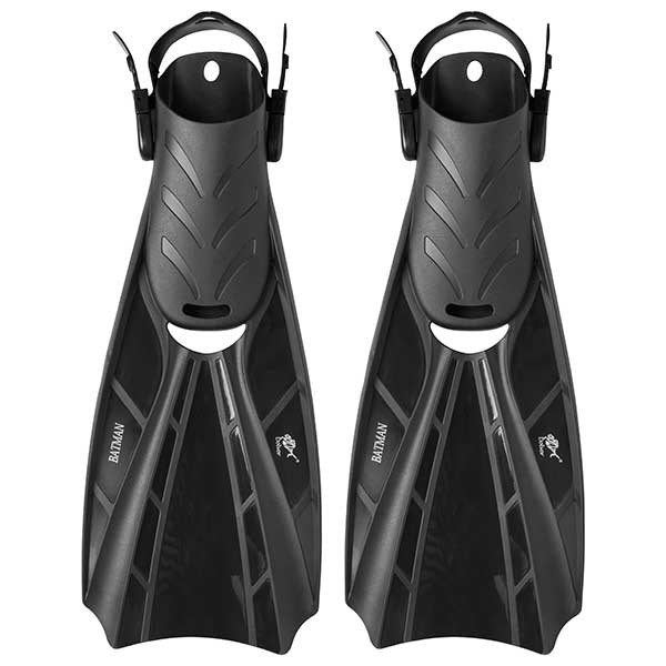 Ласти Dolvor Batman F123, р-р M(40-44), чорний. Знижка від 12 пар.