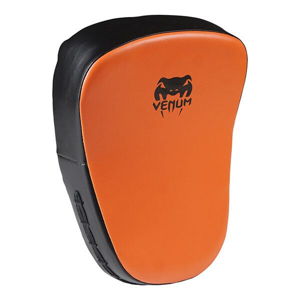 Лапа кобра Venum Flex, чорний/оранж, жорстка рукоять.