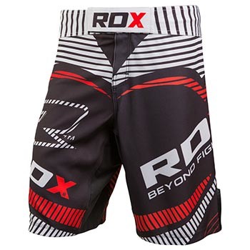 Шорти D-X для MMA, чорний/білий, розміри M, L, XL.