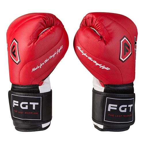 Боксерські рукавички FGT, Cristal, 8oz,10oz,12oz, червоний