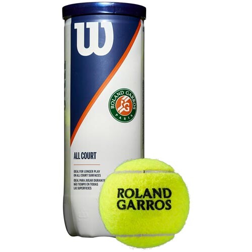 М'яч тенісний Wilson ROLAND GARROS ALL CT, 3шт.