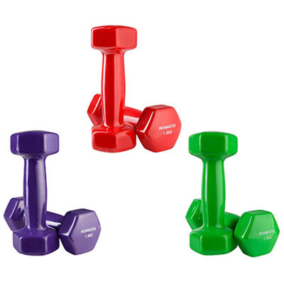 Гантелі IronMaster, вініл, 1,5 кг х 2 шт. Знижка від 16 пар.