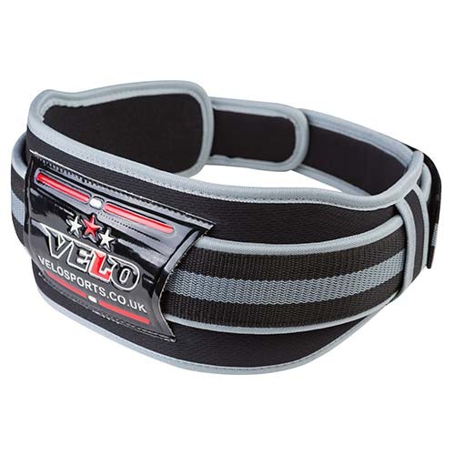 Пояс атлетичний VELO Polyfoam 4", сіро-чорний, розміри L, XL, VLS-23.