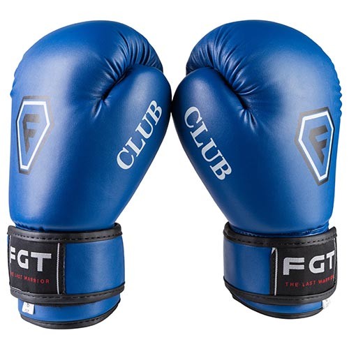 Боксерські рукавички CLUB FGT, Flex, 6oz, 8oz, синій.