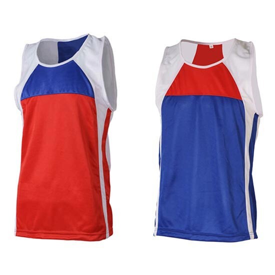 Майка боксерська, розмір S-XL, червоний, синій.