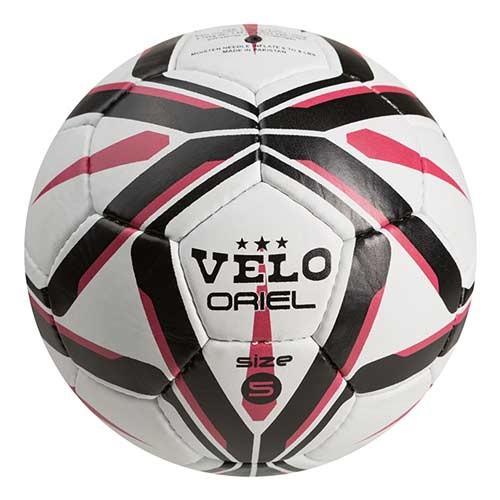 М'яч футбольний Grippy Velo ORIEL, червоно-чорний. Останні!