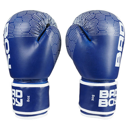Боксерські рукавички BadBoy "жираф", DX, 8oz,10oz, 12oz, синій.