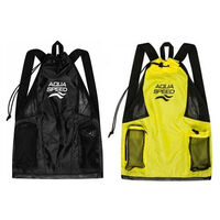 Сумка сітчаста Aqua Speed GEAR BAG, 48х64см, жовтий, чорний