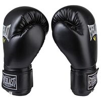Боксерські рукавички Ever, DX-380, 6oz,8oz,10oz,12oz, чорний.