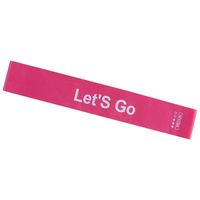 Стрічка опору, рожевий, 600х50х0, 7мм, Let'sGo. Зусилля: Medium. Знижка від 100 шт.