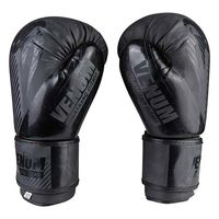 Боксерські рукавички Venum, матовий DX-2955, 8oz,10oz,12oz, чорний.
