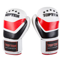 Боксерські рукавички TopTen, DX-31, 12oz, біло-червоний. Уцінка!