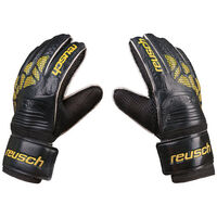 Воротарські рукавички Latex Foam REUSCH,  жовтий, розміри 8, 9.