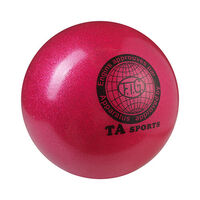 М'яч гімнастичний TA SPORT, 280 грам, 16 см, малиновий.