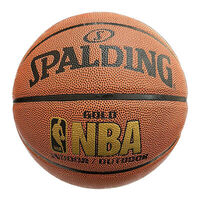 М'яч баскетбольний №7 PU, Spal, NBA Gold.