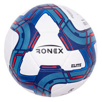 М'яч футбольний гібридний Ronex Elite, синій. Знижки.