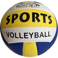 М'яч волейбольний Sports жовтий/білий/синій. Знижка на ящик.