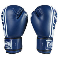 Боксерські рукавички Venum, PVC-19, 8oz,10oz,12oz, синій.