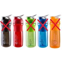 Пляшка для води BlenderBottle 760мл, шейкер, червона.