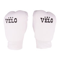 Накладки для єдиноборств VELO, білий, поліестр, розмір XL.