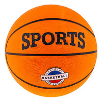 М'яч баскетбольний №7 гумовий, помаранчевий Sport, Molltern. Знижка від 50 шт.