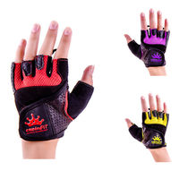 Рукавички вело, фітнес CrownFit Grippy Nap, RX-04, розмір S, M, кольори в асортименті.