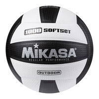 М'яч волейбольний Mikasa 1000 SoftSet, чорно/білий.  Знижка на ящик.