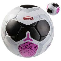 М'яч футбольний Grippy Ronex NK, чорний/рожевий. Знижка від 50 шт.