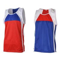 Майка боксерська, розмір S-XL, червоний, синій.