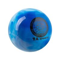 М'яч гімнастичний TA SPORT, 280г, 16 см, мармуровий, синій.